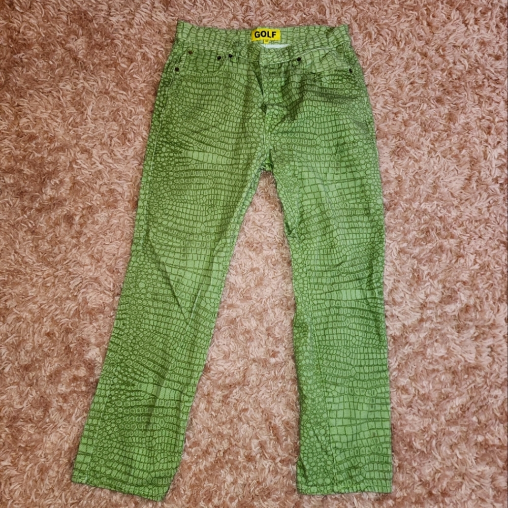 Golf Reptile Pants Green
